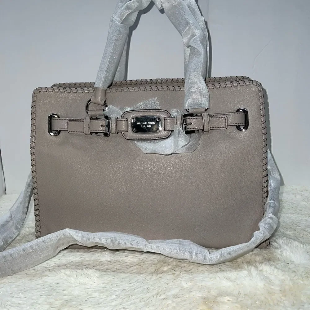 🔥🎁NWT! Michael Kors Whipped Hamilton EW Satchel Handbag Msrp:$498.00 - Picture 3 of 9